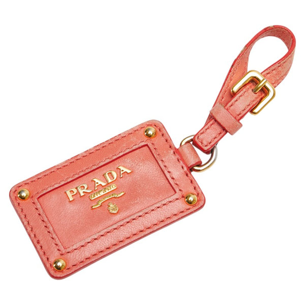 プラダ ショルダーストラップ ピンク レザー レディース PRADA 【中古】