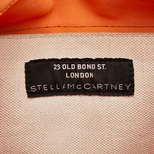 ステラマッカートニー トートバッグ ショルダーバッグ 2WAY ホワイト ブラック キャンバス レディース Stella McCartney 【中古】