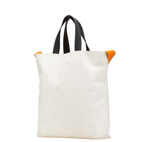 ステラマッカートニー トートバッグ ショルダーバッグ 2WAY ホワイト ブラック キャンバス レディース Stella McCartney 【中古】