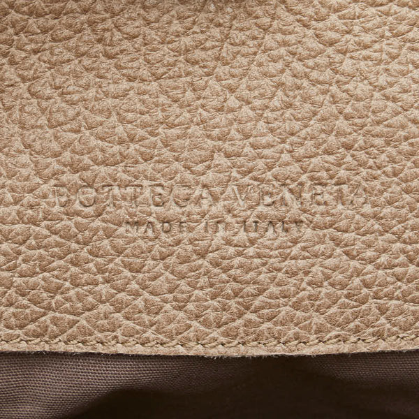 ボッテガヴェネタ イントレチャート ハンドバッグ ベージュ マルチカラー レザー レディース BOTTEGAVENETA 【中古】