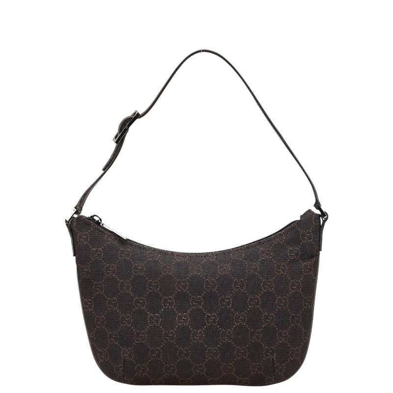 グッチ GG柄 ポーチ アクセサリーポーチ 32160 ブラウン キャンバス レザー レディース GUCCI 【中古】