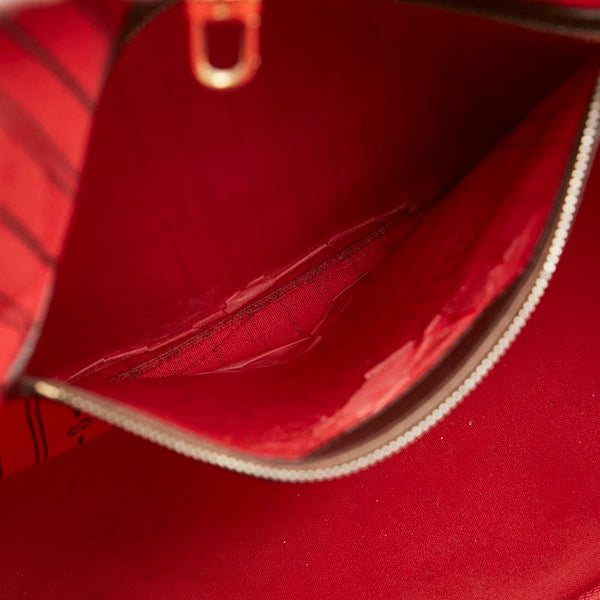 ルイ ヴィトン ダミエ ネヴァーフルMM トートバッグ ショルダーバッグ N51105 ブラウン PVC レザー レディース LOUIS VUITTON 【中古】