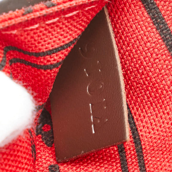 ルイ ヴィトン ダミエ ネヴァーフルMM トートバッグ ショルダーバッグ N51105 ブラウン PVC レザー レディース LOUIS VUITTON 【中古】