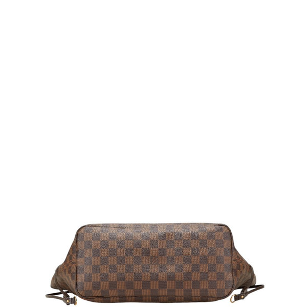 ルイ ヴィトン ダミエ ネヴァーフルMM トートバッグ ショルダーバッグ N51105 ブラウン PVC レザー レディース LOUIS VUITTON 【中古】