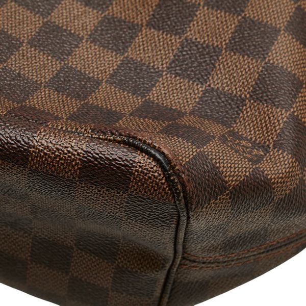 ルイ ヴィトン ダミエ ネヴァーフルMM トートバッグ ショルダーバッグ N51105 ブラウン PVC レザー レディース LOUIS VUITTON 【中古】