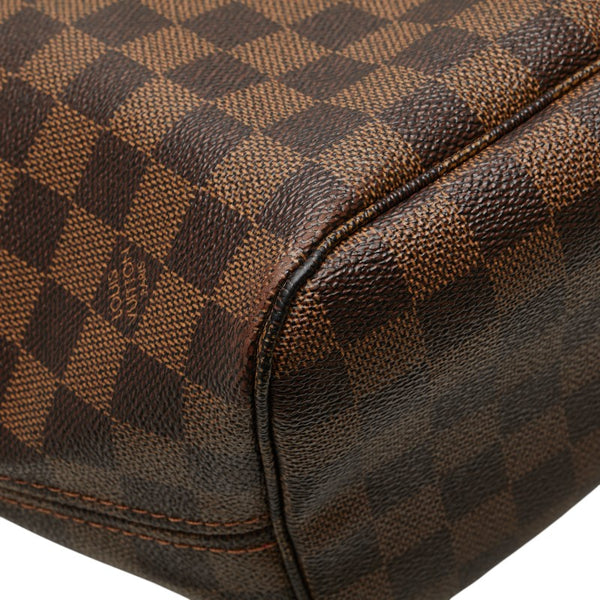 ルイ ヴィトン ダミエ ネヴァーフルMM トートバッグ ショルダーバッグ N51105 ブラウン PVC レザー レディース LOUIS VUITTON 【中古】