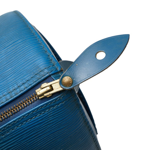 ルイ ヴィトン エピ スピーディ25 ハンドバッグ ミニボストンバッグ M43015 トレドブルー レザー レディース LOUIS VUITTON 【中古】