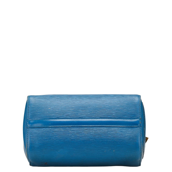 ルイ ヴィトン エピ スピーディ25 ハンドバッグ ミニボストンバッグ M43015 トレドブルー レザー レディース LOUIS VUITTON 【中古】
