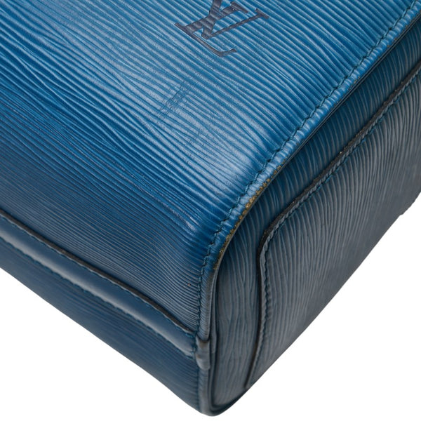 ルイ ヴィトン エピ スピーディ25 ハンドバッグ ミニボストンバッグ M43015 トレドブルー レザー レディース LOUIS VUITTON 【中古】