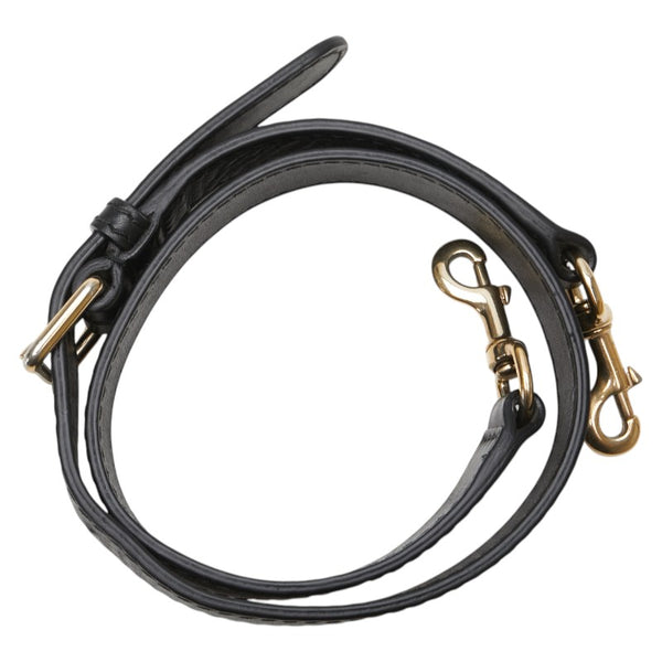グッチ ショルダーストラップ ブラック レザー レディース GUCCI 【中古】