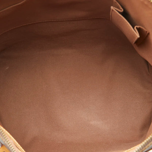 ルイ ヴィトン モノグラム パレルモGM トートバッグ ショルダーバッグ M40146 ブラウン PVC レザー レディース LOUIS VUITTON 【中古】