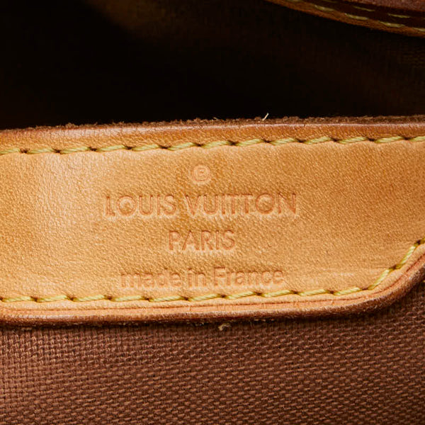 ルイ ヴィトン モノグラム パレルモGM トートバッグ ショルダーバッグ M40146 ブラウン PVC レザー レディース LOUIS VUITTON 【中古】