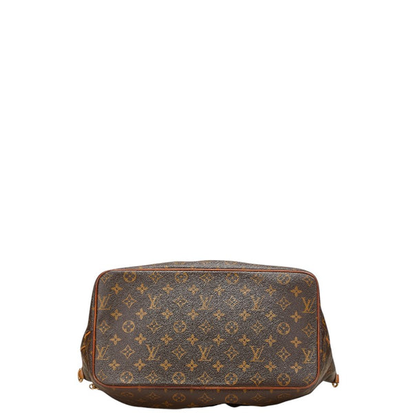 ルイ ヴィトン モノグラム パレルモGM トートバッグ ショルダーバッグ M40146 ブラウン PVC レザー レディース LOUIS VUITTON 【中古】