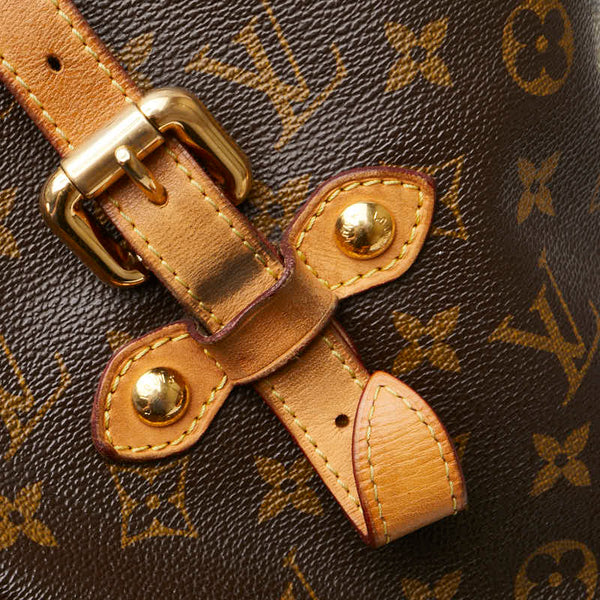 ルイ ヴィトン モノグラム パレルモGM トートバッグ ショルダーバッグ M40146 ブラウン PVC レザー レディース LOUIS VUITTON 【中古】