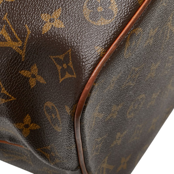 ルイ ヴィトン モノグラム パレルモGM トートバッグ ショルダーバッグ M40146 ブラウン PVC レザー レディース LOUIS VUITTON 【中古】