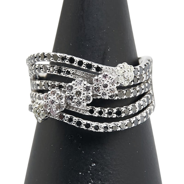 K18WG ホワイトゴールド ダイヤ1.25ct リング 指輪 レディース 11.5号 【中古】