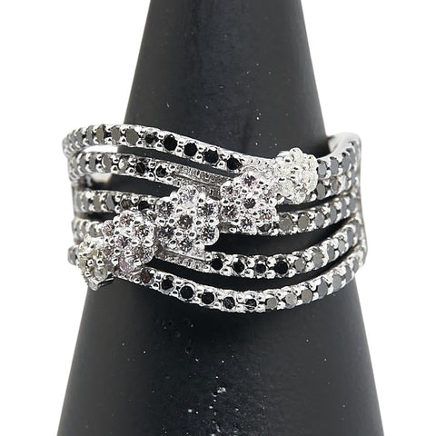 K18WG ホワイトゴールド ダイヤ1.25ct リング 指輪 レディース 11.5号 【中古】