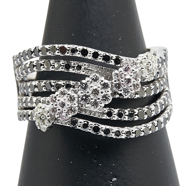 K18WG ホワイトゴールド ダイヤ1.25ct リング 指輪 レディース 11.5号 【中古】