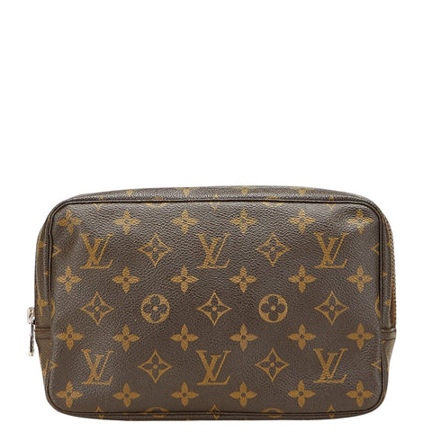 ルイ ヴィトン モノグラム トゥルース トワレット23 セカンドバッグ クラッチバッグ M47524 ブラウン PVC レディース LOUIS VUITTON 【中古】