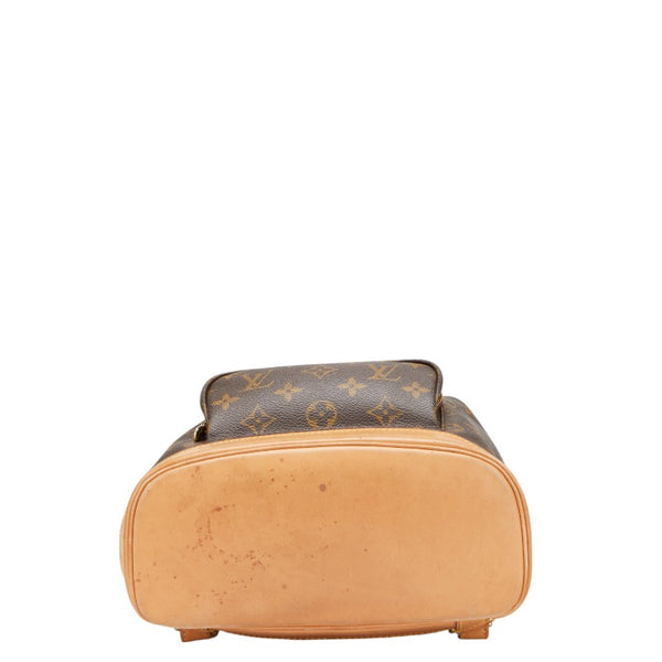 ルイ ヴィトン モノグラム モンスリMM リュック バックパック M51136 ブラウン PVC レザー レディース LOUIS VUITTON 【中古】