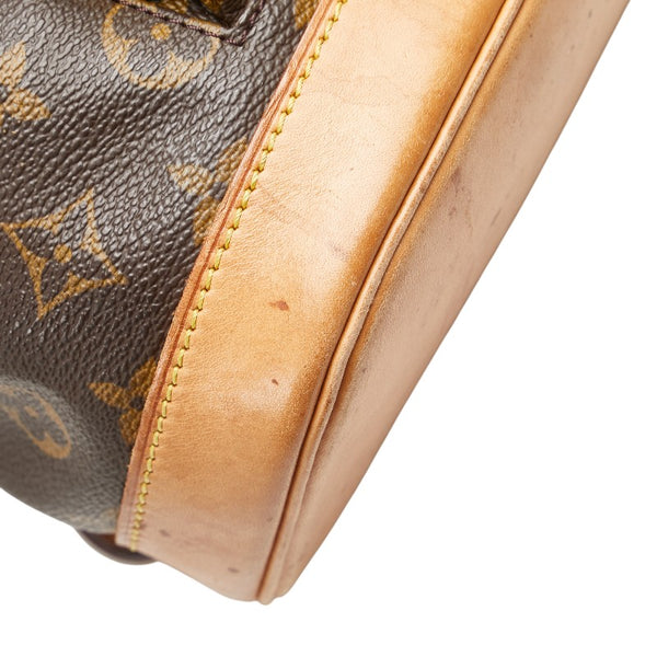 ルイ ヴィトン モノグラム モンスリMM リュック バックパック M51136 ブラウン PVC レザー レディース LOUIS VUITTON 【中古】