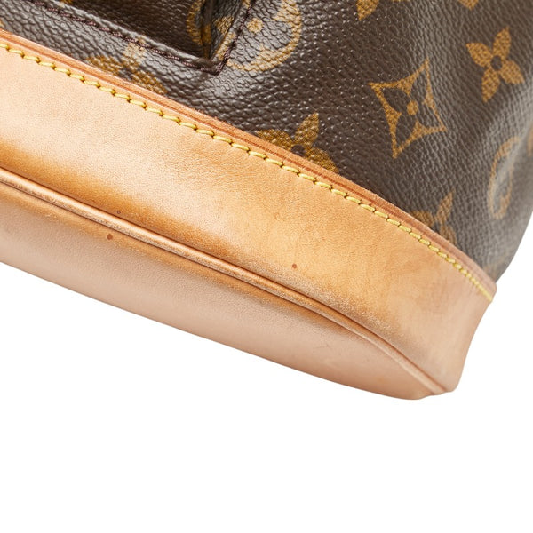 ルイ ヴィトン モノグラム モンスリMM リュック バックパック M51136 ブラウン PVC レザー レディース LOUIS VUITTON 【中古】