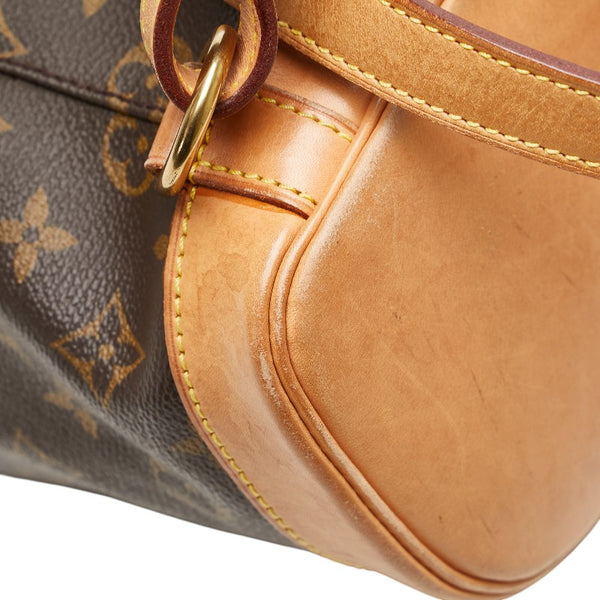 ルイ ヴィトン モノグラム モンスリMM リュック バックパック M51136 ブラウン PVC レザー レディース LOUIS VUITTON 【中古】