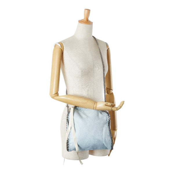 ステラマッカートニー ファラベラ ハンドバッグ ショルダーバッグ 2WAY 371223 ブルー ポリエステル レディース Stella McCartney 【中古】