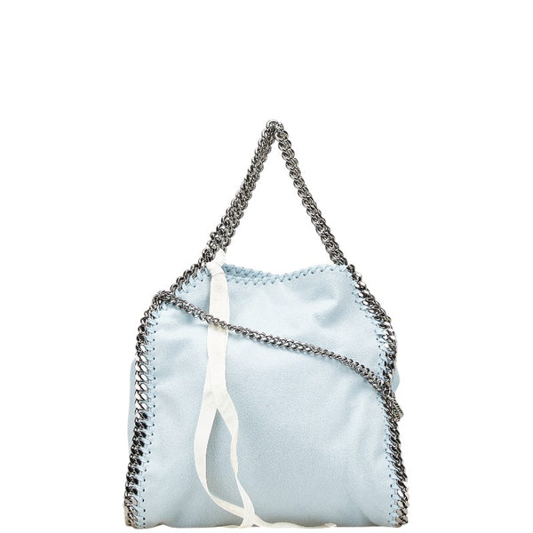 ステラマッカートニー ファラベラ ハンドバッグ ショルダーバッグ 2WAY 371223 ブルー ポリエステル レディース Stella McCartney 【中古】