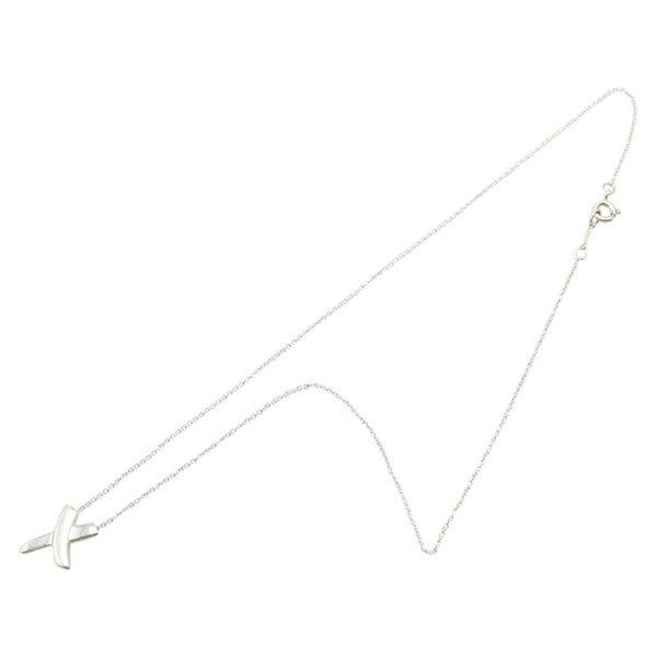 ティファニー キス ネックレス SV925 シルバー レディース TIFFANY&Co. 【中古】