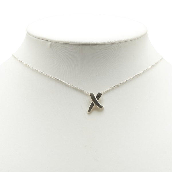 ティファニー キス ネックレス SV925 シルバー レディース TIFFANY&Co. 【中古】