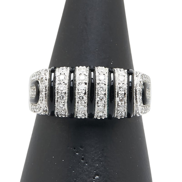 K18WG ホワイトゴールド ダイヤ0.42ct リング 指輪 レディース 11.5号 【中古】