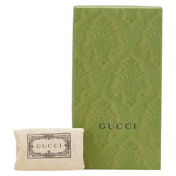 グッチ GGマーモント 長財布 ラウンドファスナー 456117 ブラック レザー メンズ GUCCI 【中古】