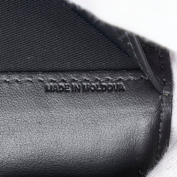 バーバリー ノバチェック 長財布 ベージュ ブラック PVC レザー レディース BURBERRY 【中古】