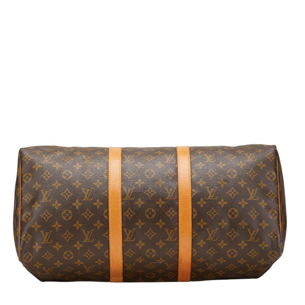 ルイ ヴィトン モノグラム キーポル50 ボストンバッグ トラベルバッグ M41426 ブラウン PVC レザー レディース LOUIS VUITTON 【中古】
