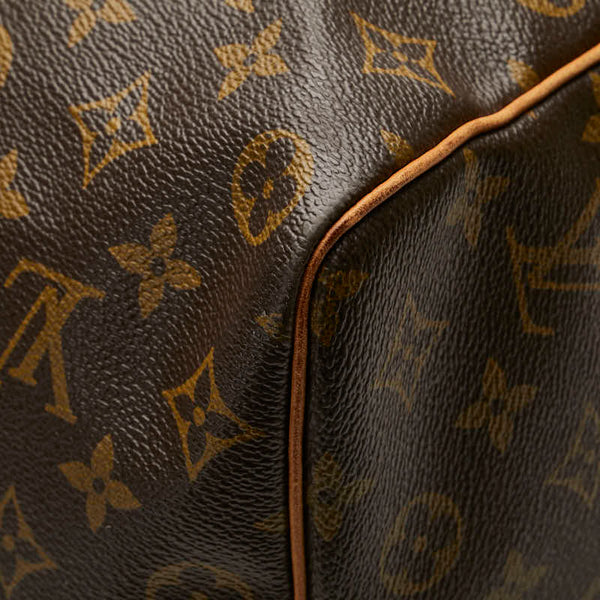 ルイ ヴィトン モノグラム キーポル50 ボストンバッグ トラベルバッグ M41426 ブラウン PVC レザー レディース LOUIS VUITTON 【中古】