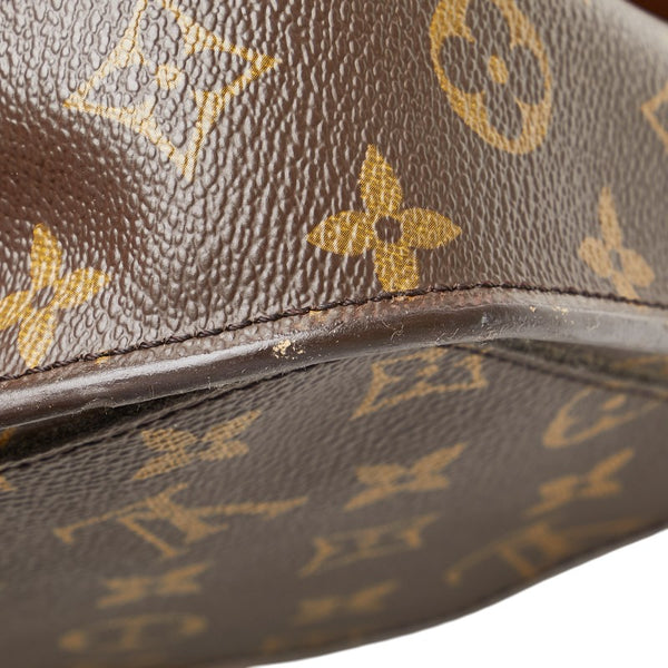 ルイ ヴィトン モノグラム サンクルーMM 斜め掛け ショルダーバッグ M51243 ブラウン PVC レザー レディース LOUIS VUITTON 【中古】
