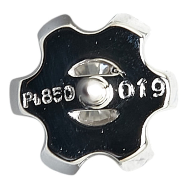 Pt850 プラチナ ダイヤ0.39ct スタッドピアス レディース 【中古】