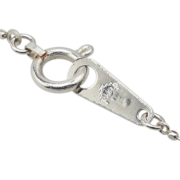 Pt900 プラチナ Pt850 プラチナ ダイヤ0.21ct Take up クロス 十字架 モチーフ ネックレス レディース 【中古】