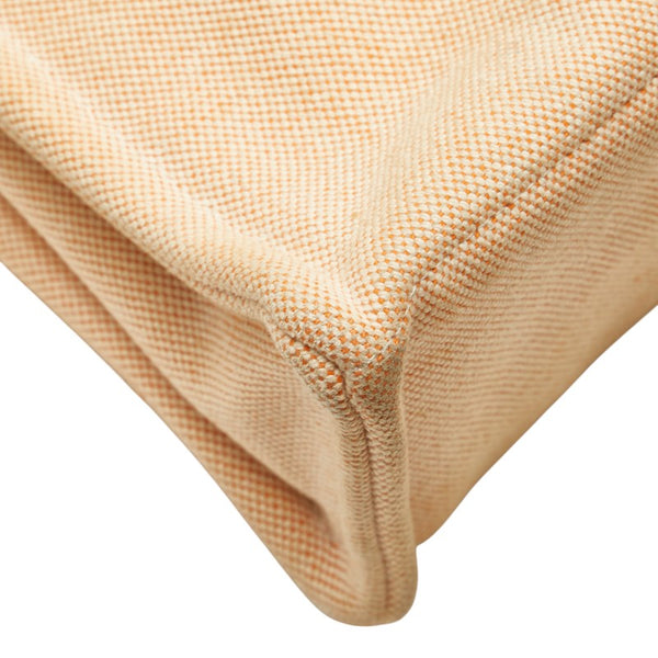 エルメス ニュー フールトゥ トートMM ハンドバッグ トートバッグ オレンジ キャンバス レディース HERMES 【中古】