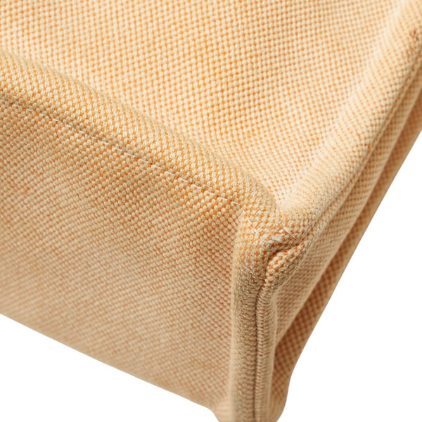 エルメス ニュー フールトゥ トートMM ハンドバッグ トートバッグ オレンジ キャンバス レディース HERMES 【中古】