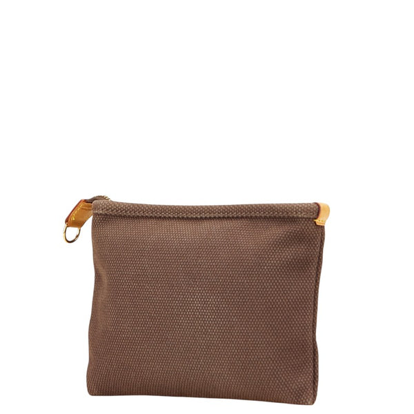 ルイ ヴィトン アンティグア ポシェットプラットPM コスメポーチ M40069 ブラウン キャンバス レディース LOUIS VUITTON 【中古】