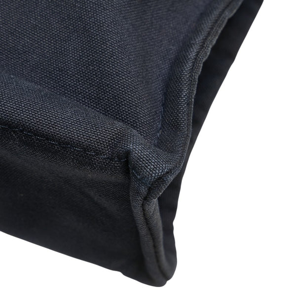 エルメス フールトゥPM ハンドバッグ トートバッグ ネイビー ブラウン キャンバス レディース HERMES 【中古】