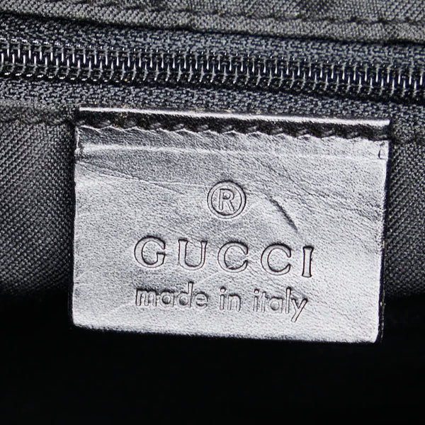 グッチ GGキャンバス トートバッグ ワンショルダーバッグ 001.3766.3444 ブラック キャンバス レザー レディース GUCCI 【中古】