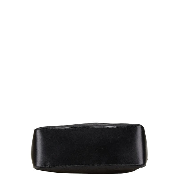 グッチ GGキャンバス トートバッグ ワンショルダーバッグ 001.3766.3444 ブラック キャンバス レザー レディース GUCCI 【中古】