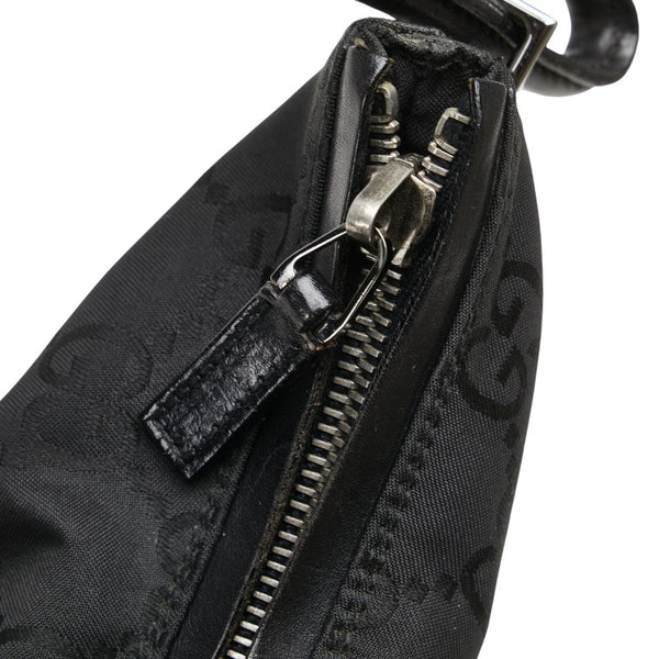 グッチ GGキャンバス トートバッグ ワンショルダーバッグ 001.3766.3444 ブラック キャンバス レザー レディース GUCCI 【中古】