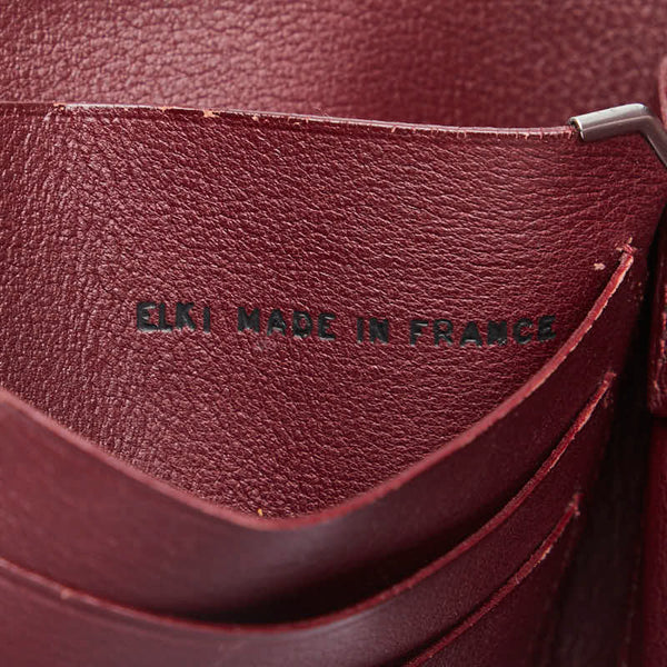 カルティエ マストライン 二つ折り財布 ブラック レザー メンズ CARTIER 【中古】