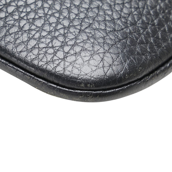 グッチ グッチシマ ショルダーバッグ 272396 ブラック レザー スエード レディース GUCCI 【中古】