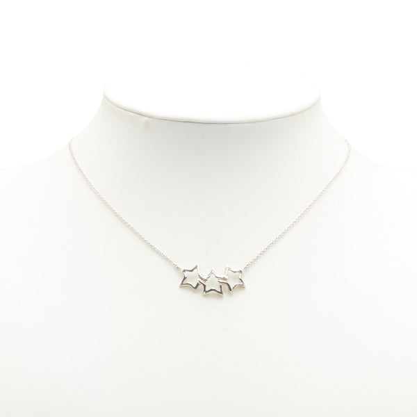 ティファニー トリプルスター ネックレス SV925 シルバー レディース TIFFANY&Co. 【中古】