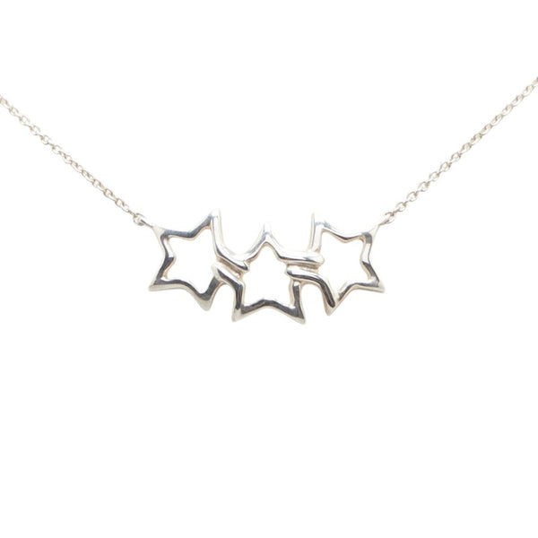 ティファニー トリプルスター ネックレス SV925 シルバー レディース TIFFANY&Co. 【中古】